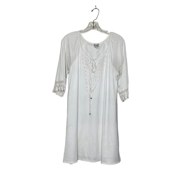 Dress Lace Detail Tie Keyhole - Picture 4 of 6